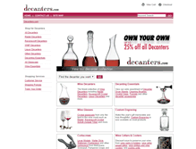 Tablet Screenshot of decanters.com
